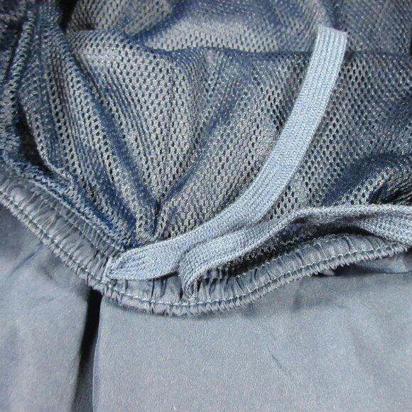 Vintage Y2K adidas womens navy mesh lined striped windbreaker pants Mx30 - Picture 5 of 9